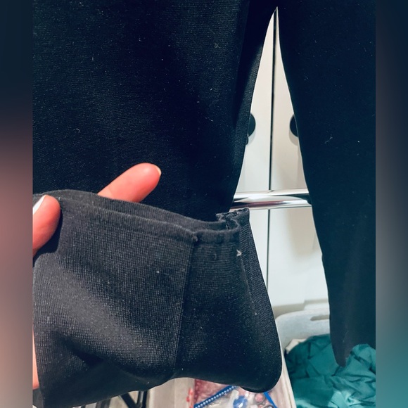 Ming Wang Large Size Straight Leg Knit Black Pants - Picture 5 of 8